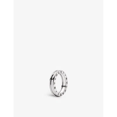 Bvlgari Womens White Gold B.zero1 18ct White Gold Ring In Metallic