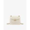 Bvlgari Womens White Serpenti Forever Day-to-night Small Leather Shoulder Bag In White
