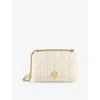 Bvlgari Womens White Serpenti Sugarloaf Medium Leather Shoulder Bag In White