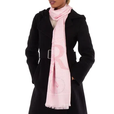Bvlgari Year Of The Drago Logomania Stole In Pink
