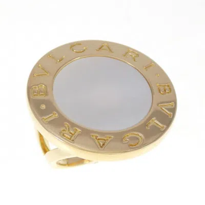 Pre-owned Bvlgari Yellow Gold (18k) Band Ring () In Multi