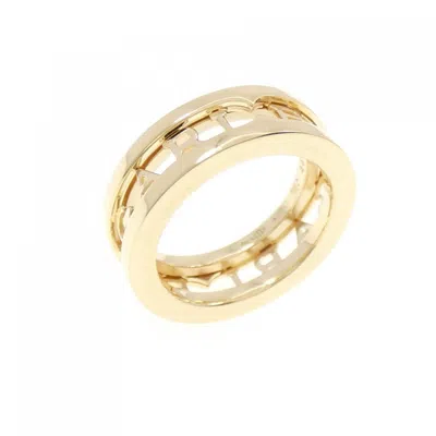 Pre-owned Bvlgari Yellow Gold (18k) Band Ring () In Multi