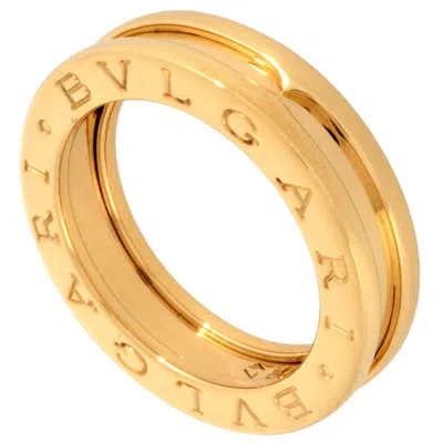 Pre-owned Bvlgari Yellow Gold (18k) Band Ring () In Multi