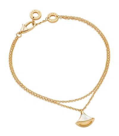 Bvlgari Yellow Gold And Mother-of-pearl Divas' Dream Bracelet