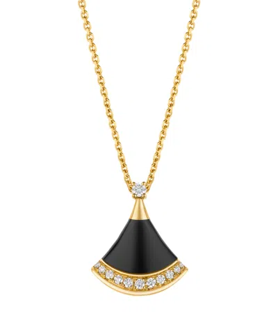 Bvlgari Yellow Gold, Diamond And Onyx Divas' Dream Necklace
