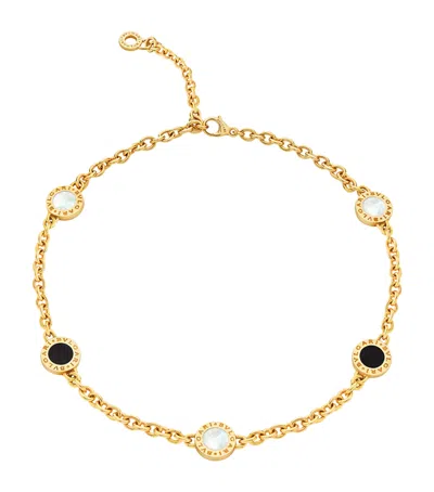 Bvlgari Yellow Gold, Mother-of-pearl And Onyx   Necklace
