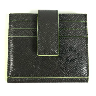 Pre-owned Bvlgari Yellow Leather Card Case () In Multi
