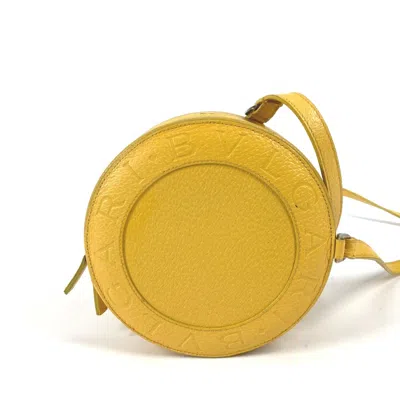Pre-owned Bvlgari Yellow Leather Shoulder Bag ()