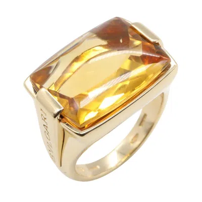 Pre-owned Bvlgari Yellow Yellow Gold Yellow Gold (18k) Band Ring ()