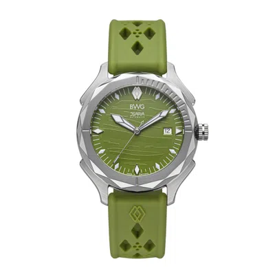 Bwg Bavarian Watch Isaria Isar Green Men's Swiss Automatic Watch Made In Germany