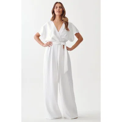 Bwldr Alaria Jumpsuit In White