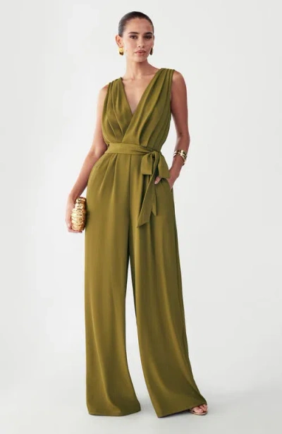 Bwldr Alina Jumpsuit In Green