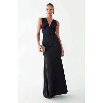 Bwldr Allen Maxi Dress In Black