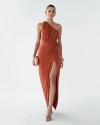 Bwldr Avenly Maxi Dress In Brown