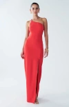 Bwldr Boston Maxi Dress In Orange