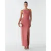 Bwldr Boston Maxi Dress In Pink