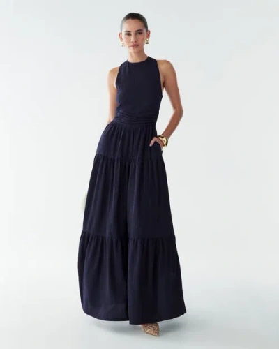 Bwldr Brooks Maxi Dress In Blue
