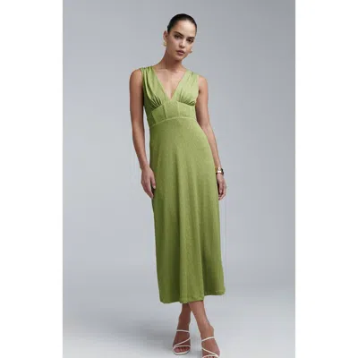 Bwldr Camile Dress In Green