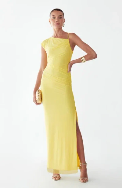 Bwldr Chelsea Maxi Dress In Yellow