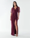 Bwldr Chiara  Dress In Burgundy