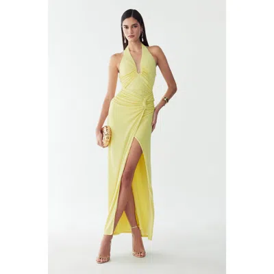 Bwldr Dakota Maxi Dress In Yellow