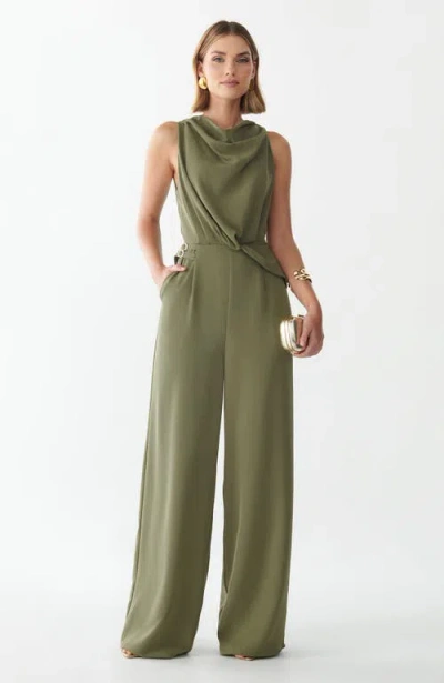 Bwldr Dalia Jumpsuit In Green