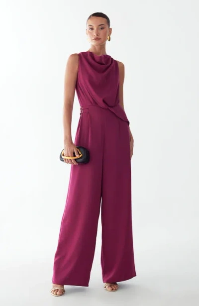 Bwldr Dalia Jumpsuit In Pink