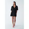 Bwldr Danae Mini Dress In Black