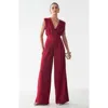 Bwldr Elan Jumpsuit In Red