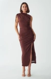 Bwldr Eternity Dress In Brown