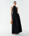 Bwldr Fay Linen Maxi In Black