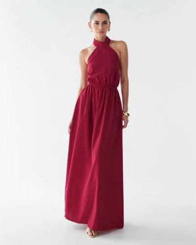 Bwldr Fay Linen Maxi In Multi