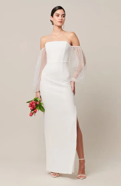 Bwldr Iris Maxi Dress In White