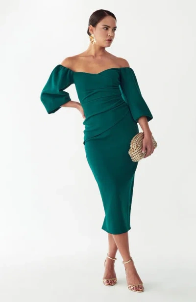 Bwldr Jessamy Dress In Green