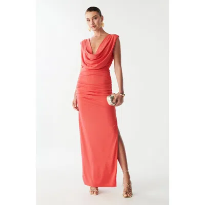 Bwldr Kaylie Maxi Dress In Orange
