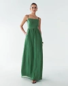 Bwldr Kiara Maxi Dress In Green