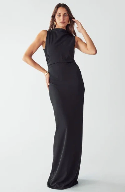 Bwldr Lana Maxi Dress In Black