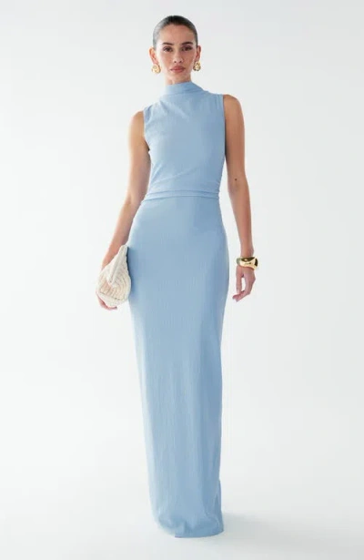Bwldr Lana Maxi Dress In Blue