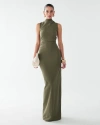 Bwldr Lana Maxi Dress In Green