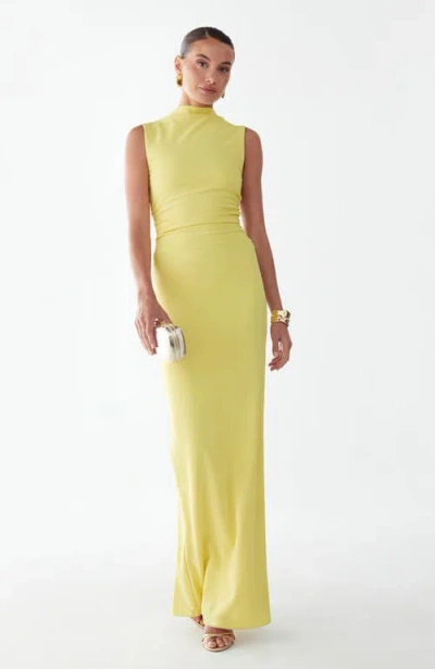 Bwldr Lana Maxi Dress In Yellow