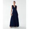 Bwldr Laney Maxi Dress In Blue