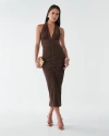 Bwldr Lizette Dress In Gold