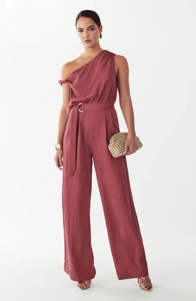 Bwldr Mariah Jumpsuit In Pink