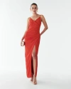 Bwldr Morley Dress In Red