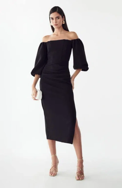 Bwldr Novaleigh Dress In Black