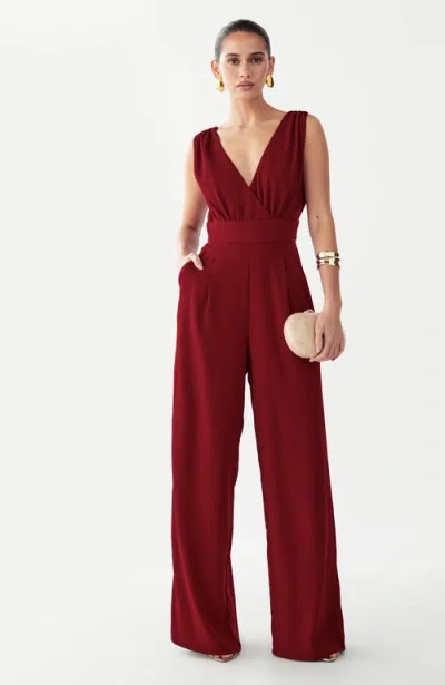 Bwldr Parker Jumpsuit In Chilli Pepper