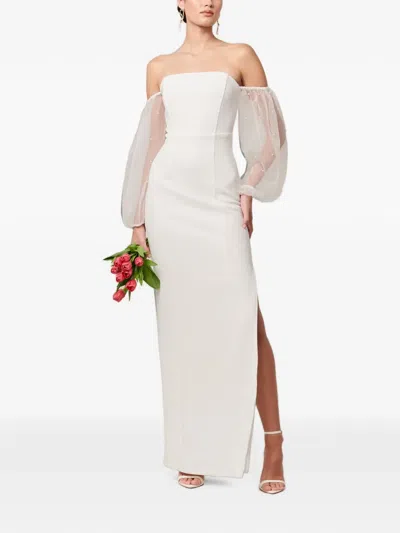 Bwldr Pearl-embellishment Maxi Dress In White