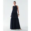 Bwldr Rain Maxi Dress In Black