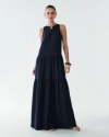 Bwldr Rain Maxi Dress In Blue