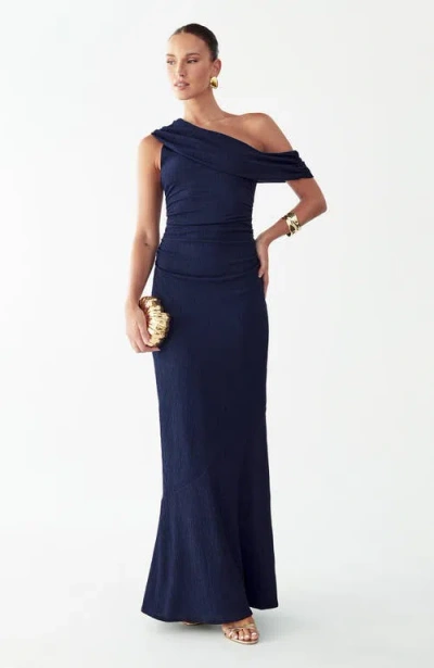 Bwldr Saint Maxi Dress In Blue